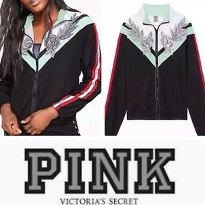 PINK Victoria’s Secret sequins bling windbreaker jacket